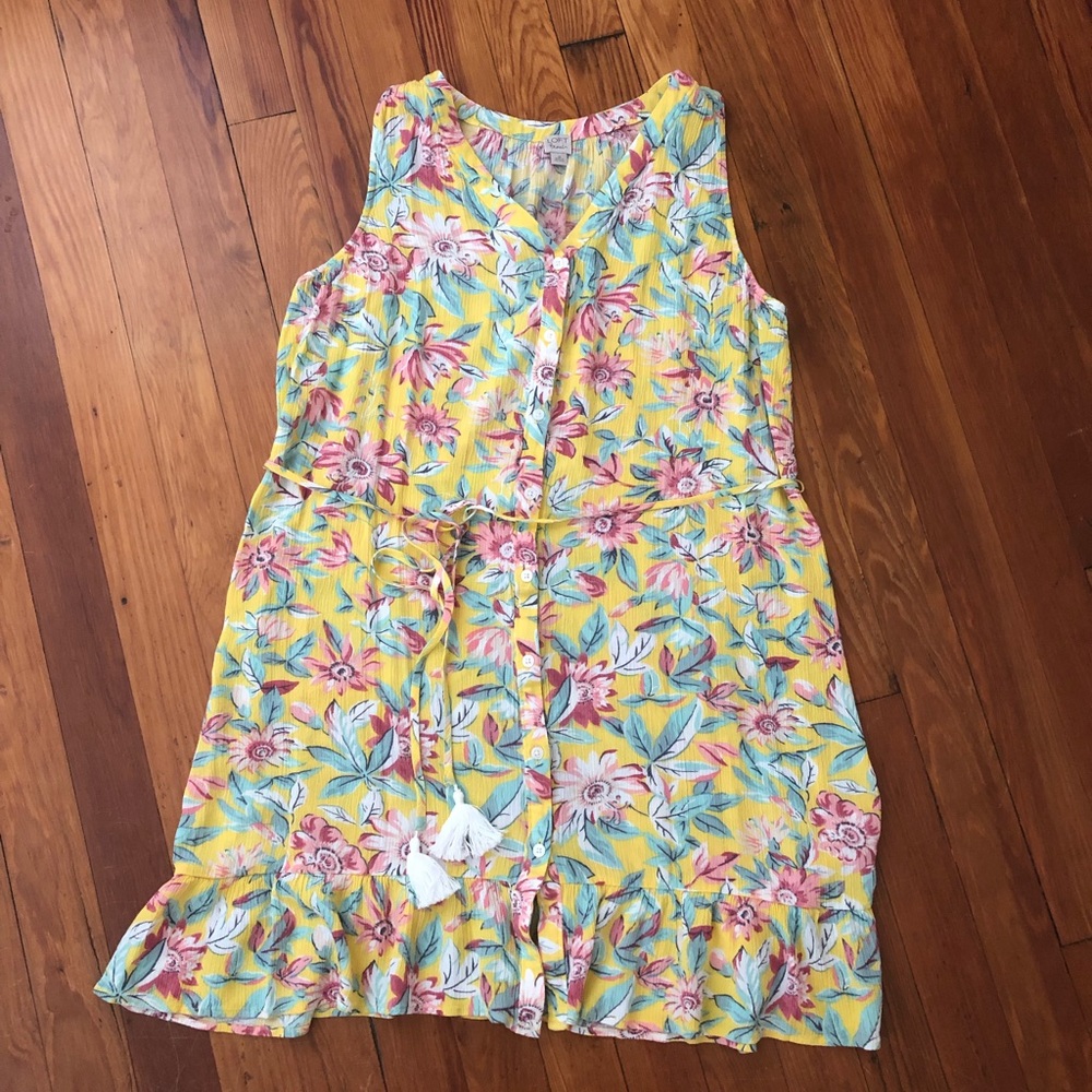 Loft Beach floral swimsuit cover